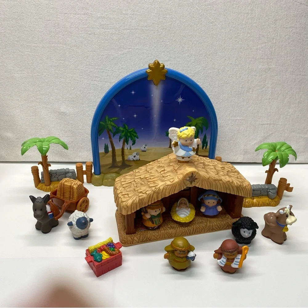 Fisher-Price Little People Nativity Set 2008 N6010 Missing Cat all other Great